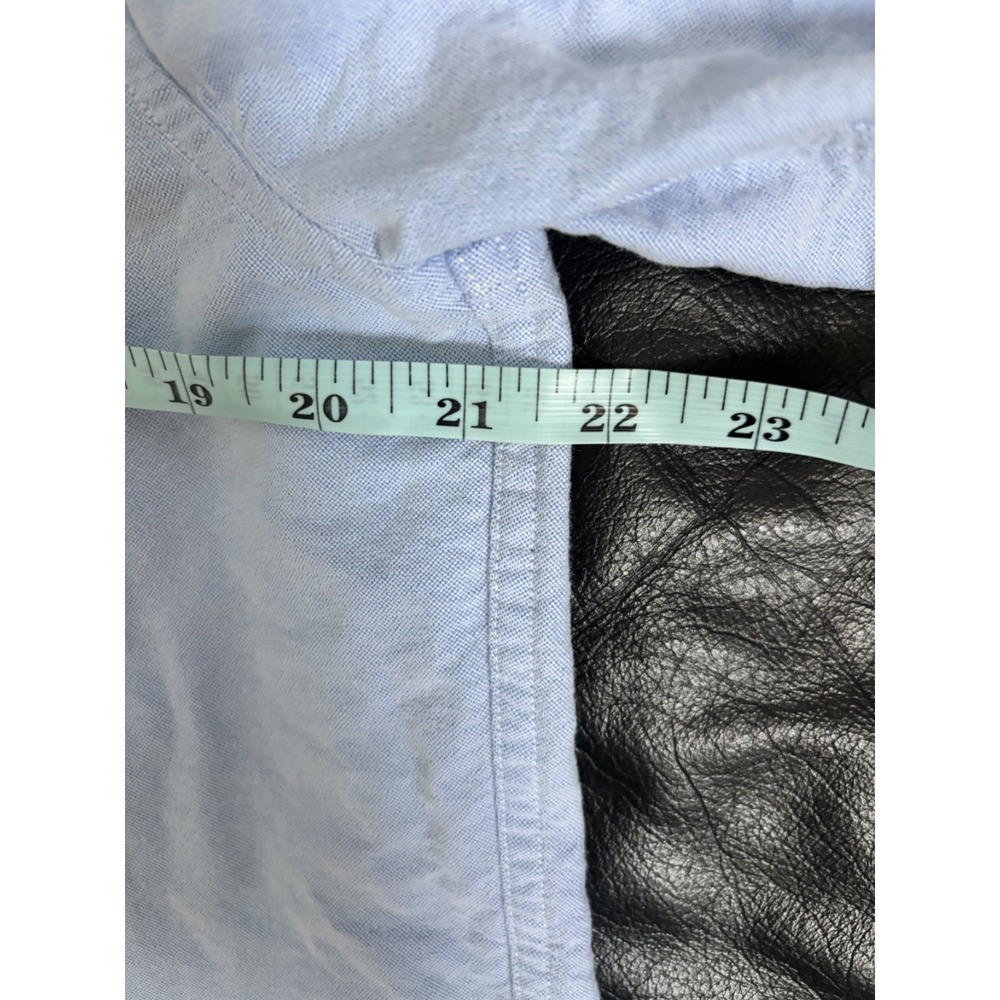 Abercrombie Fitch AF Men's All Cotton Light Blue Long Sleeve Oxford Shirt Medium - Picture 5 of 5